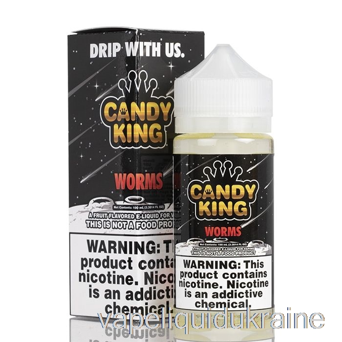 Vape Ukraine Worms - Candy King - 100mL 0mg